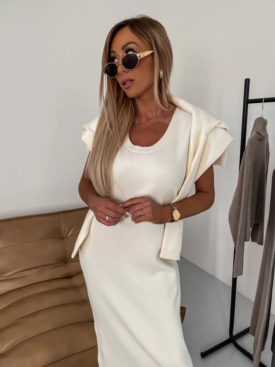 Sukienka Alice 2 Częściowa Zimowa i Elegancka