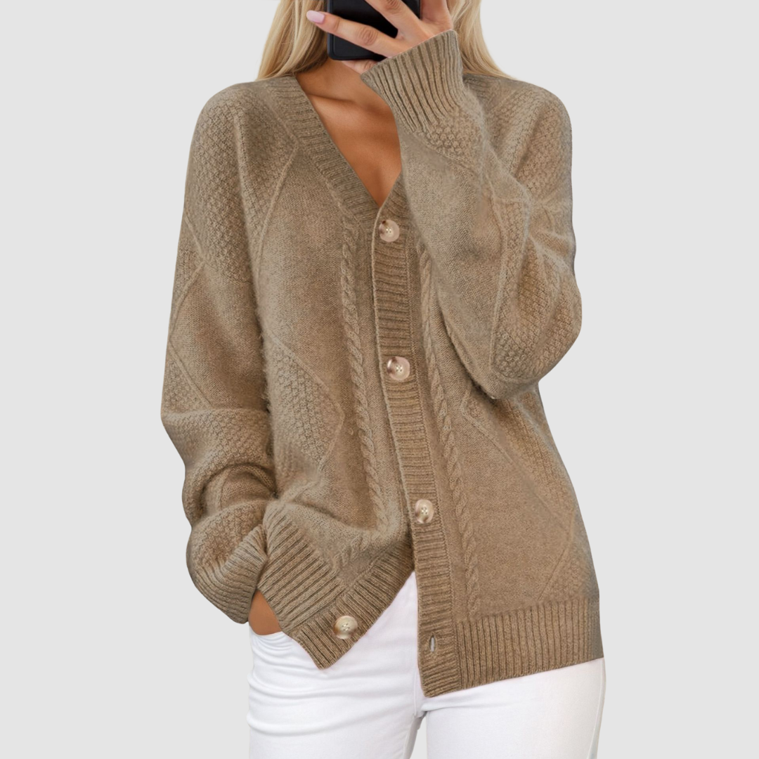 Meg™ Premium Sweter z V-Neck