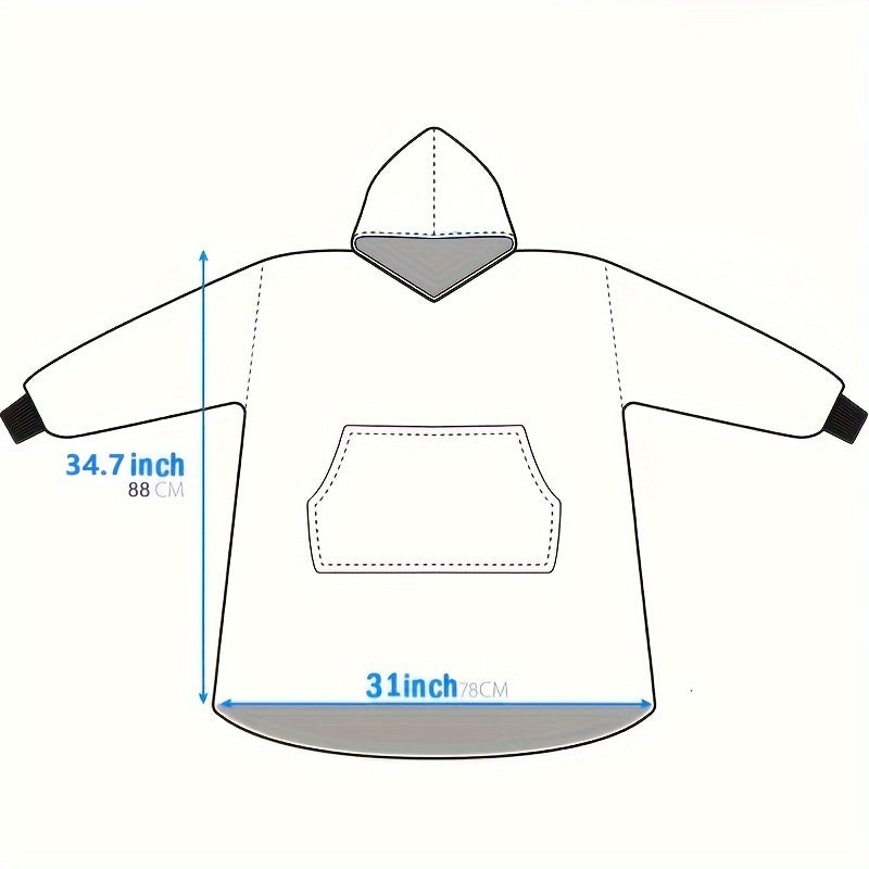 FluffHoodie Koc | Uniwersalny rozmiar