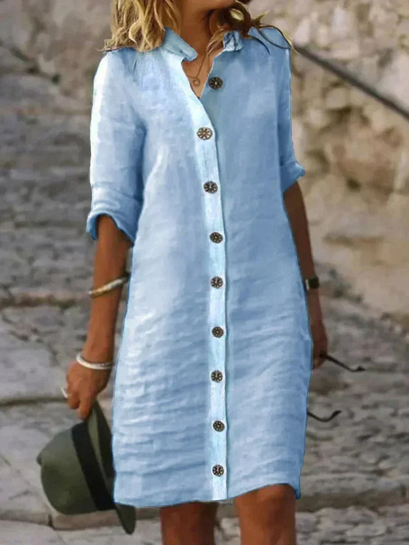 Elegancka i Swobodna Sukienka Alissa Midi
