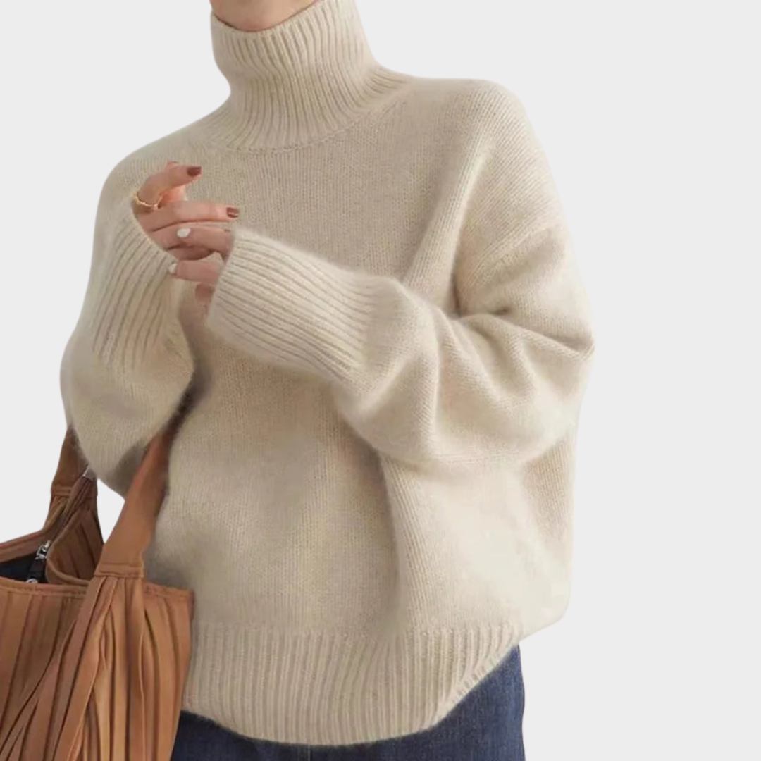 Lincy™ Miękki sweter z golfem