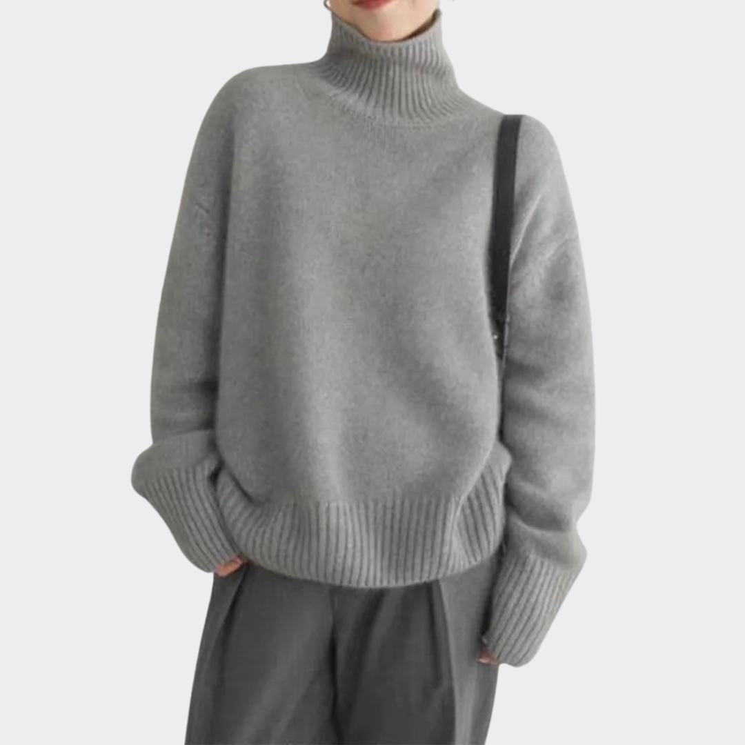 Lincy™ Miękki sweter z golfem