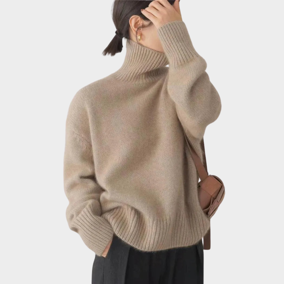 Lincy™ Miękki sweter z golfem