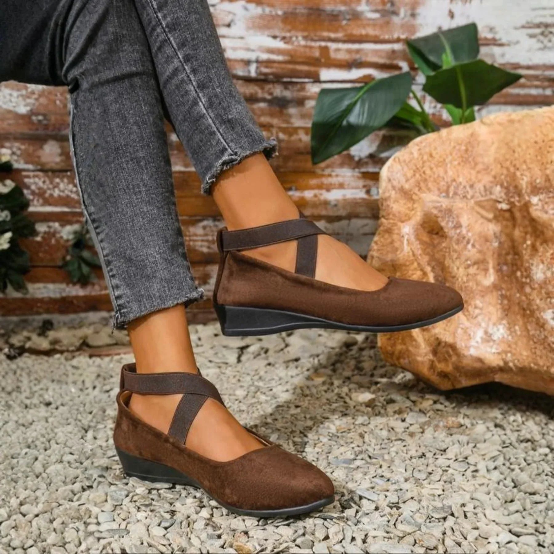 Calerinne | Zamyka Wedge Baleriny