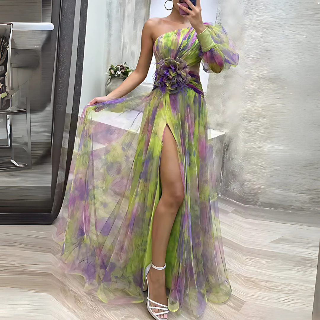 Leokadia - Kwiatowa Sukienka na Wesele dla Kobiet