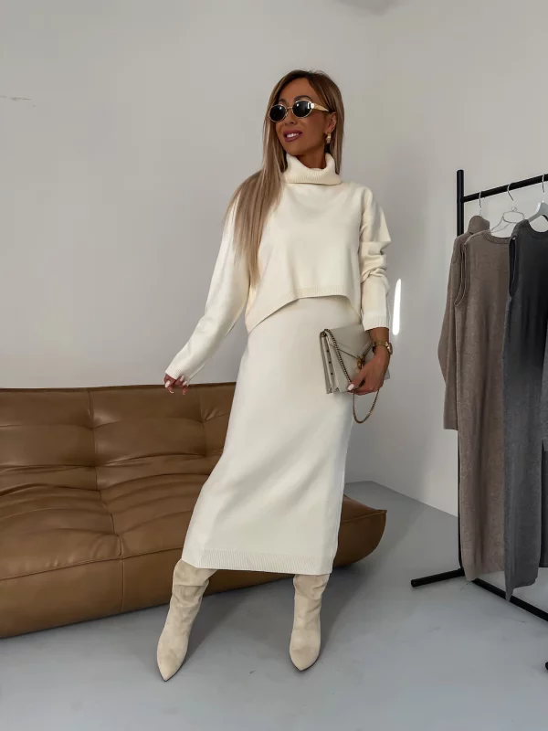Sukienka Alice 2 Częściowa Zimowa i Elegancka