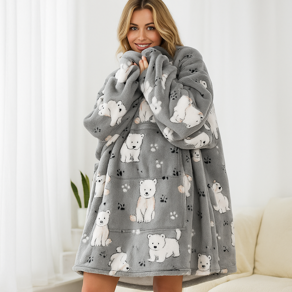 GigaBluza - Szare Koty