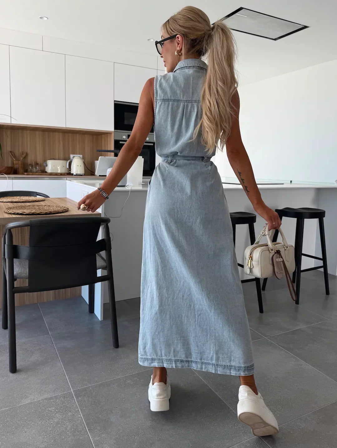 Isabelle | Sukienka maxi z dżinsu