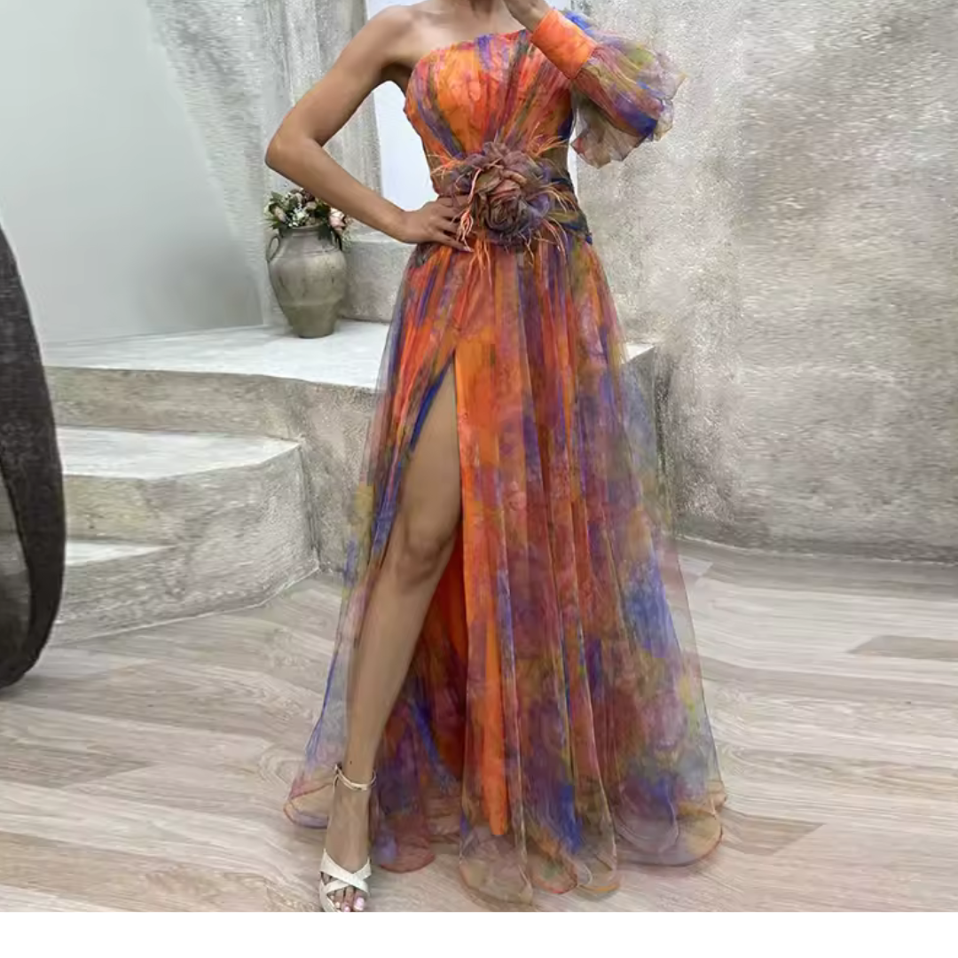 Leokadia - Kwiatowa Sukienka na Wesele dla Kobiet