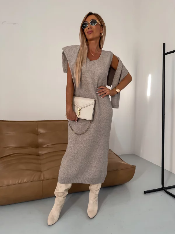 Sukienka Alice 2 Częściowa Zimowa i Elegancka