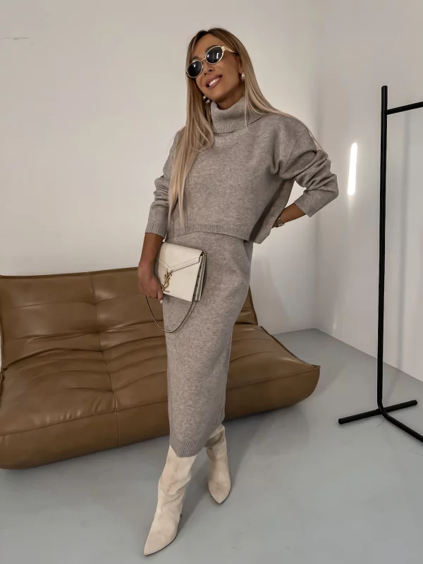 Sukienka Alice 2 Częściowa Zimowa i Elegancka