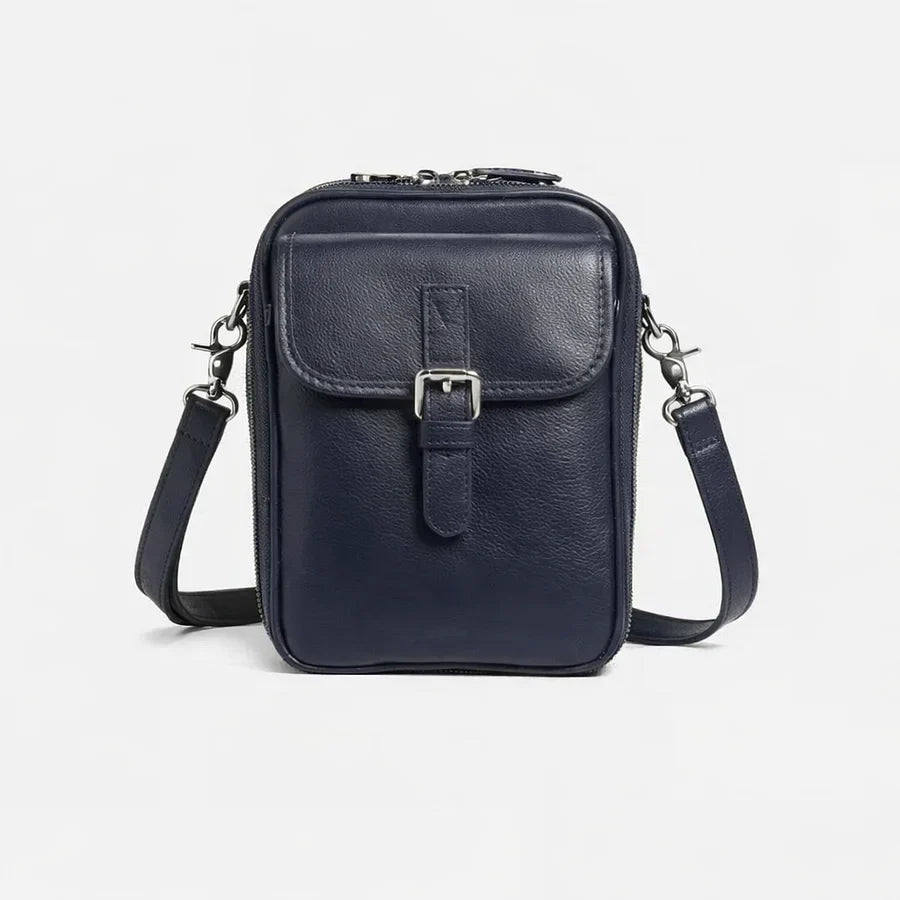 Kompaktowa Skórzana Torebka Crossbody