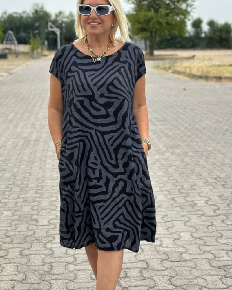 Sukienka Letnia Marina z Miękkiej Bawełny